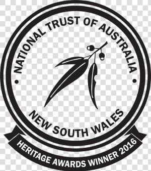 Square Image Containing Circular Logo With Gumleaf   National Trust Heritage Award  HD Png Download