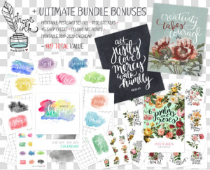 2019 Ultimate Homemaking Bundle   Floral Design  HD Png Download