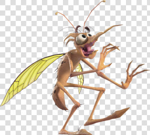Scared Mosquito Yellow   Machhar Ke Kitne Dant Hote Hain  HD Png Download