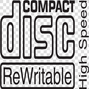 Cd rw High Speed Logo   Compact Disc Rewritable Logo  HD Png Download