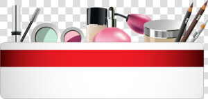 Cartoon Makeup Box Cosmetic Elements   Cosmetics  HD Png Download
