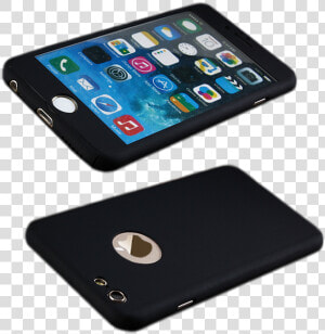 Black   Black Casing For Iphone 6 Plus  HD Png Download