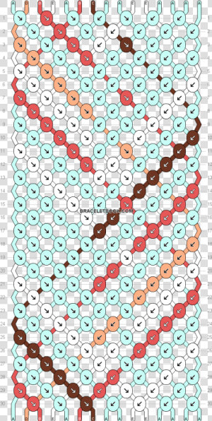 Normal Pattern   Diamonds Friendship Bracelet Pattern  HD Png Download