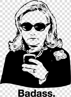 Hillary Badass   Illustration  HD Png Download