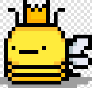 Queen Bee Meep   Burger Pixel Art  HD Png Download