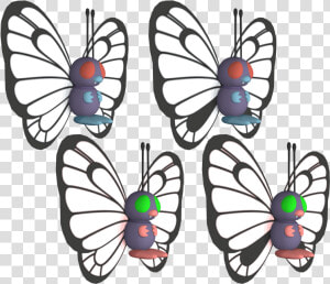 Download Zip Archive   Butterfree 3d  HD Png Download