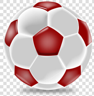 Realistic Soccer Medium Image   Red Soccer Ball Png  Transparent Png