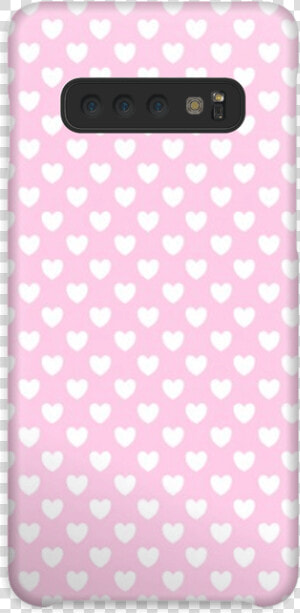 Cute Hearts Case Galaxy S10   Polka Dot  HD Png Download