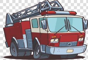 Fire Truck Siluet Png  Transparent Png