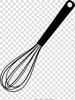 Whisk Coloring Page   Marking Tools  HD Png Download