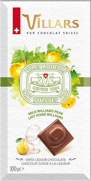 Swiss Milk Chocolate Filled With Williams Pear Brandy   Toffee  HD Png Download