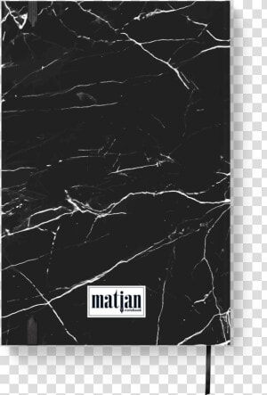 Black Marble Journal Notebook Back   Visual Arts  HD Png Download