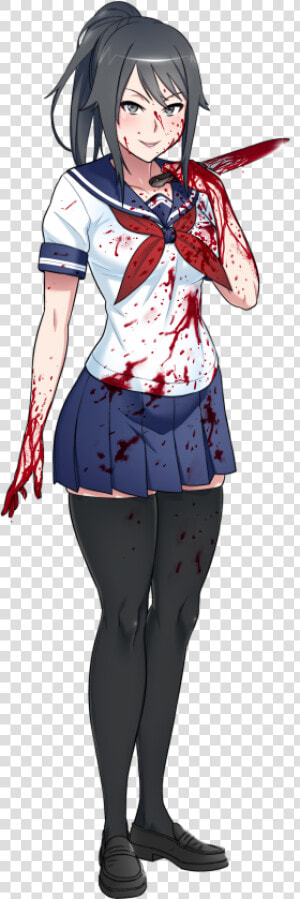 Ayano Anime Yandere Simulator  HD Png Download
