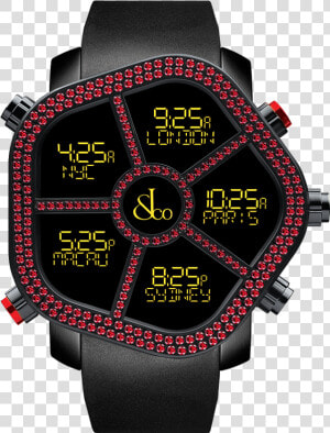 Jacob And Co 5 Time Zone Ghost  HD Png Download