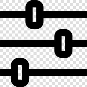 Horizontal Settings Mixer Icon Free Download At Icons8   Sign  HD Png Download