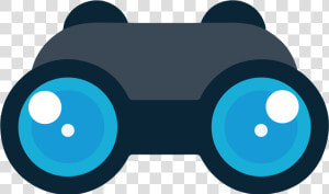 Clip Transparent Download Binocular Clipart Ambiguity   Circle  HD Png Download
