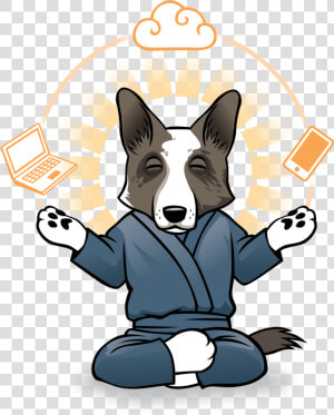 Zen Internet Dog   Dog Catches Something  HD Png Download