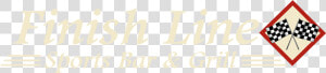 Finish Line Sports Bar And Grill Logo   Calligraphy  HD Png Download