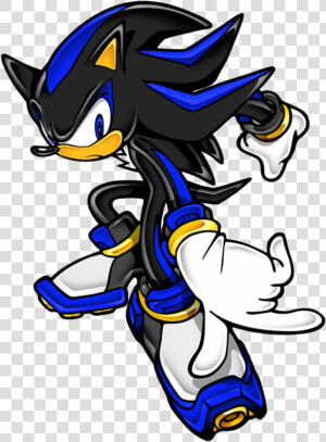 Sonic X Shadow   Shadow The Hedgehog Blue  HD Png Download