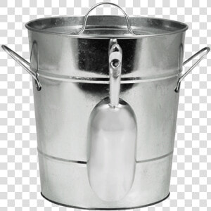Galvanized Ice Bucket   Galvanization  HD Png Download