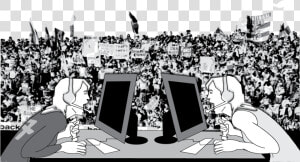 Gamers   Crowd  HD Png Download