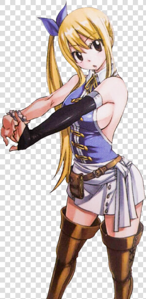 Collection Of Free Manga Transparent Lucy Heartfilia   Lucy Heartfilia Hiro Mashima Art  HD Png Download