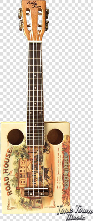 Eddy Finn Ef Cgbx 1 Cigar Box Ukulele   Acoustic Guitar  HD Png Download