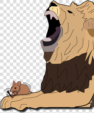 Lion Mouse Thorn  HD Png Download