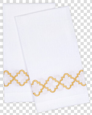 Quatrefoil Guest Towel   Construction Paper  HD Png Download
