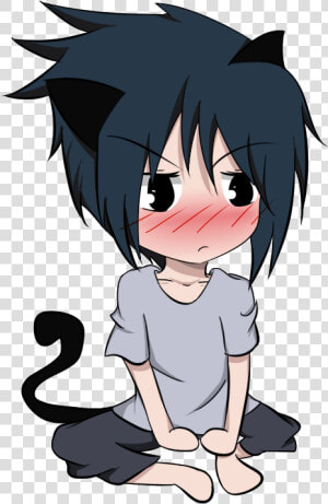 Art Trade Neko Sasuke   Sasuke Uchiha  HD Png Download