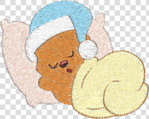 Ursinho Dormindo Em Png  Transparent Png