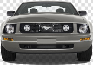 Muscle Car Grill Png   2008 Ford Mustang Front  Transparent Png