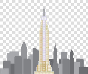 Empire State Building Clipart   New York City Clipart Free Transparent Background  HD Png Download