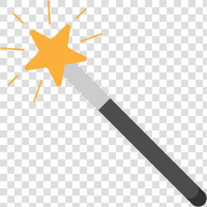 Magic Wand Tool Flat Icon Vector  HD Png Download