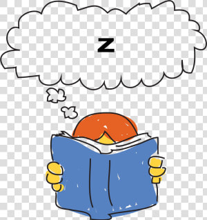 Reading With Thought Bubble   Imagination Clip Art  HD Png Download