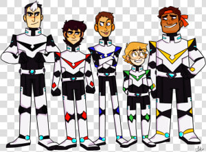  vld  voltron  keith  lance  hunk  pidge  shiro  freetoedit   Voltron Clipart  HD Png Download