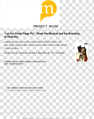 Project Muse  HD Png Download