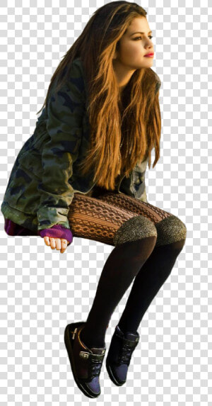 Selena Gomez Knee High Socks  HD Png Download