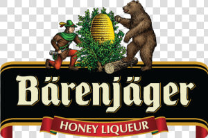 Bärenjäger Honey Liqueur Logo   Barenjager Honey Bourbon  HD Png Download
