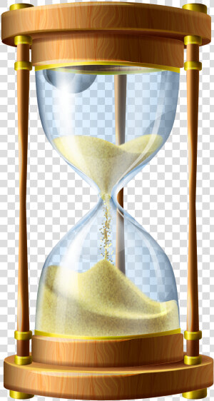 Wooden Sand Clock Png Clip Art Png Image   Clip Art Images Sand Clock  Transparent Png