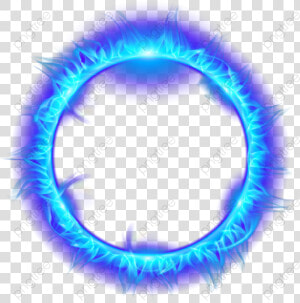 Fire Clip Art Blue   Flame Blue Fire Circle Png  Transparent Png