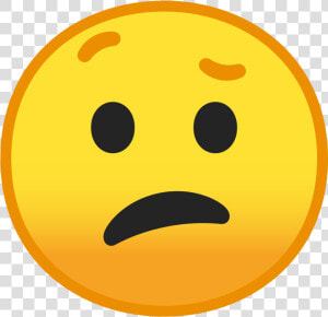 Confused Face Icon   Confused Emoji Face  HD Png Download