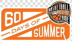60 Days Of Summer Logo   Basketball Hall Of Fame 60 Days Of Summer  HD Png Download