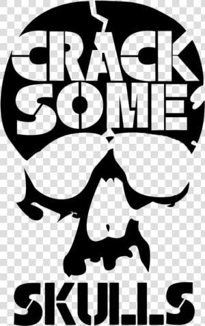 Vector Transparent Stock Crack Drawing Skull   Poster  HD Png Download
