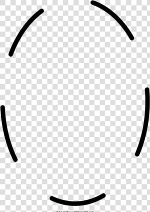 Ellipse Coloring Page  HD Png Download