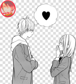 Sad Couple Png Clipart   Boy Meets Girl Drawing  Transparent Png