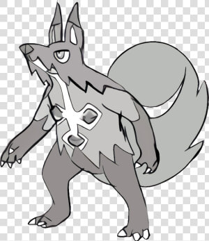 Fake Rockruff Evolutions  HD Png Download