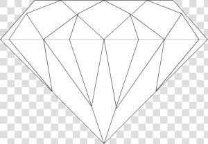 Diamond Clipart Translucent   Empty Diamond  HD Png Download