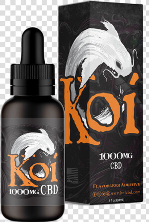 1000mg Bottle Of Koi White Cbd Flavorless Additive   Koi Cbd Pink Lemonade  HD Png Download