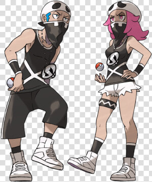 Transparent Alolan Meowth Png   Team Skull  Png Download
